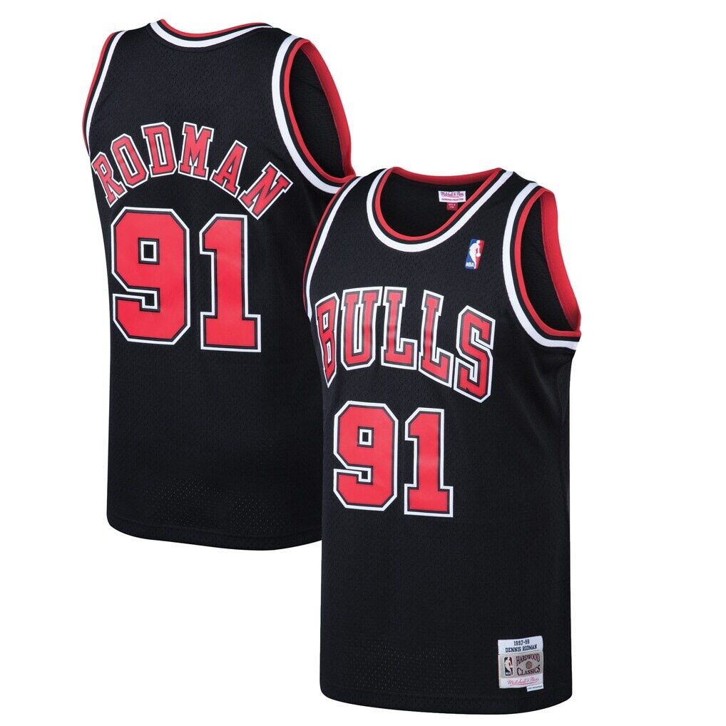 Dennis Rodman Chicago Bulls Mitchell & Ness 1997/98 Hardwood Classics Swingman Jersey
