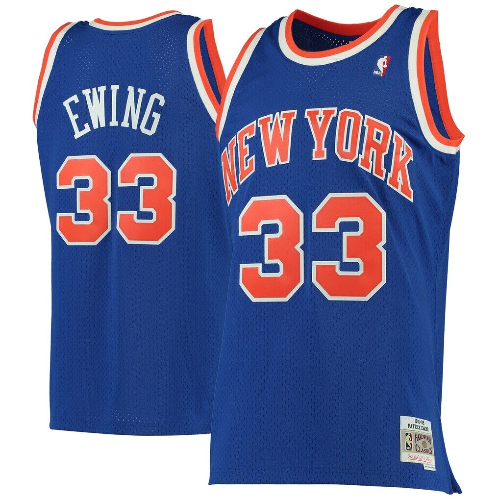 Patrick Ewing New York Knicks Mitchell & Ness 1991/92 Hardwood Classics Swingman Jersey