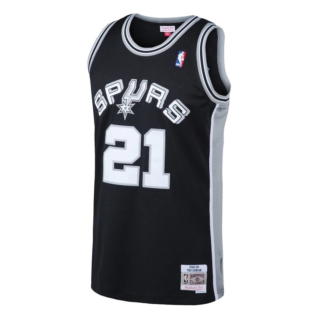 Tim Duncan San Antonio Spurs Mitchell & Ness 1998/99 Hardwood Classics Swingman Jersey
