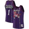 Tracy McGrady Toronto Raptors Mitchell & Ness Hardwood Classics Swingman Jersey - Purple - Front View