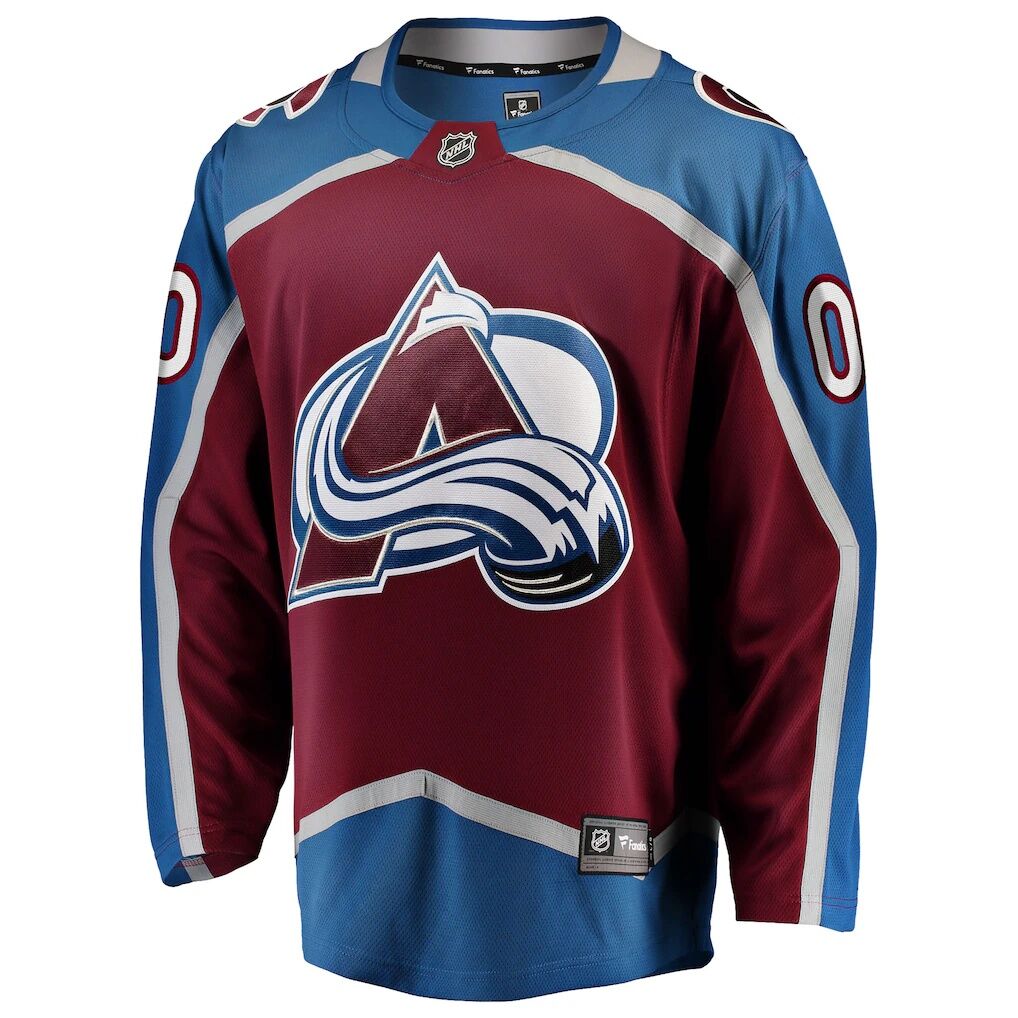 Colorado Avalanche Fashion7 Home Breakaway Custom Jersey - Maroon