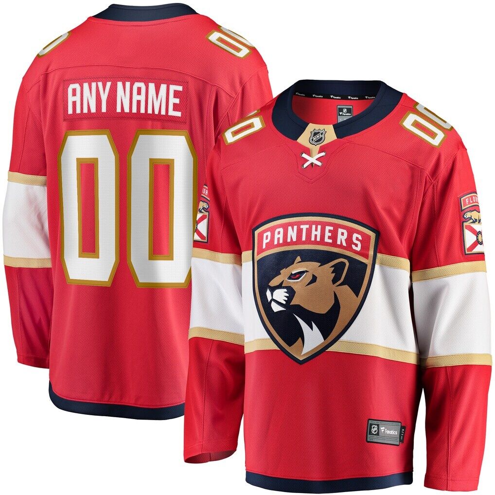 Florida Panthers Fashion7 Home Breakaway Custom Jersey