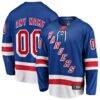 New York Rangers Fashion7 Home Breakaway Custom Jersey - Blue - Front View