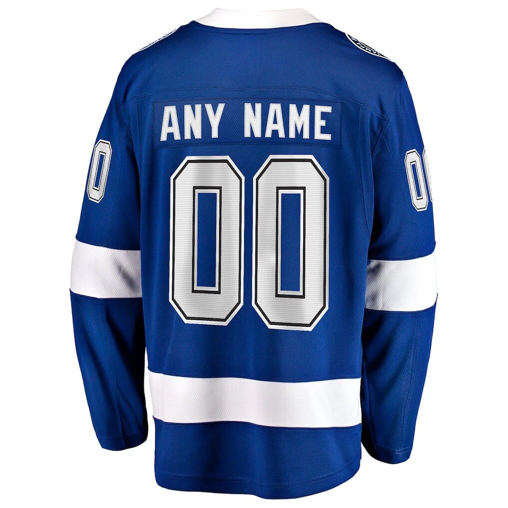 Tampa Bay Lightning Fashion7 Home Breakaway Custom Jersey