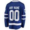 Toronto Maple Leafs Fashion7 Home Breakaway Custom Jersey - Blue - Detail View