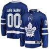 Toronto Maple Leafs Fashion7 Home Breakaway Custom Jersey - Blue - Front View