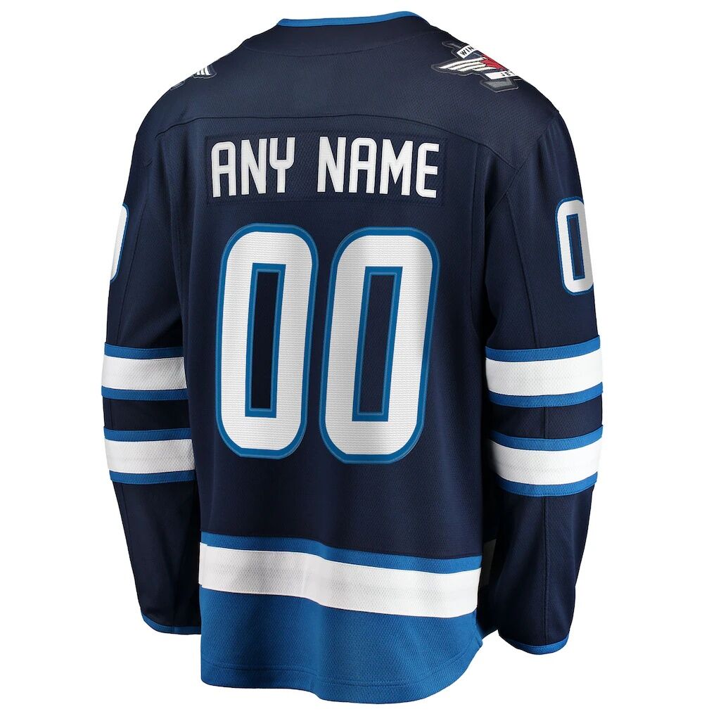 Winnipeg Jets Fashion7 Home Breakaway Custom Jersey
