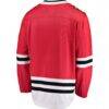 Chicago Blackhawks Fashion7 Breakaway Home Jersey - Red - Detail View
