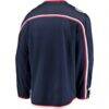 Columbus Blue Jackets Fashion7 Breakaway Home Jersey - Navy - Detail View
