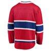 Montreal Canadiens Fashion7 Breakaway Home Jersey - Red - Detail View