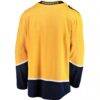 Nashville Predators Fashion7 Breakaway Home Jersey - Gold - Front View