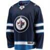 Winnipeg Jets Fashion7 Breakaway Home Jersey - Blue - Side View