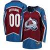 Colorado Avalanche Fashion7 Women's Home Breakaway Custom Jersey - - Front View