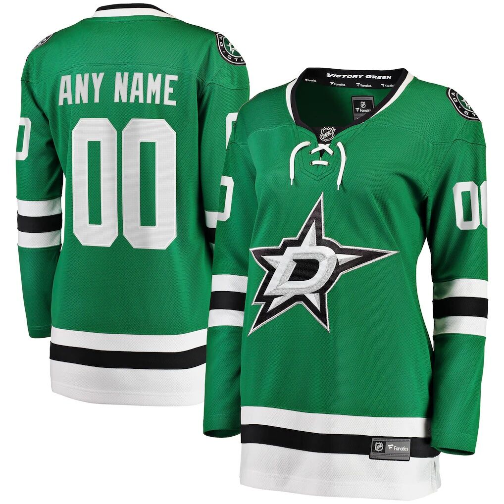 Dallas Stars Fashion7 Women's Home Breakaway Custom Jersey