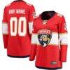 Florida Panthers Fashion7 Women's Home Breakaway Custom Jersey - Red - Front View