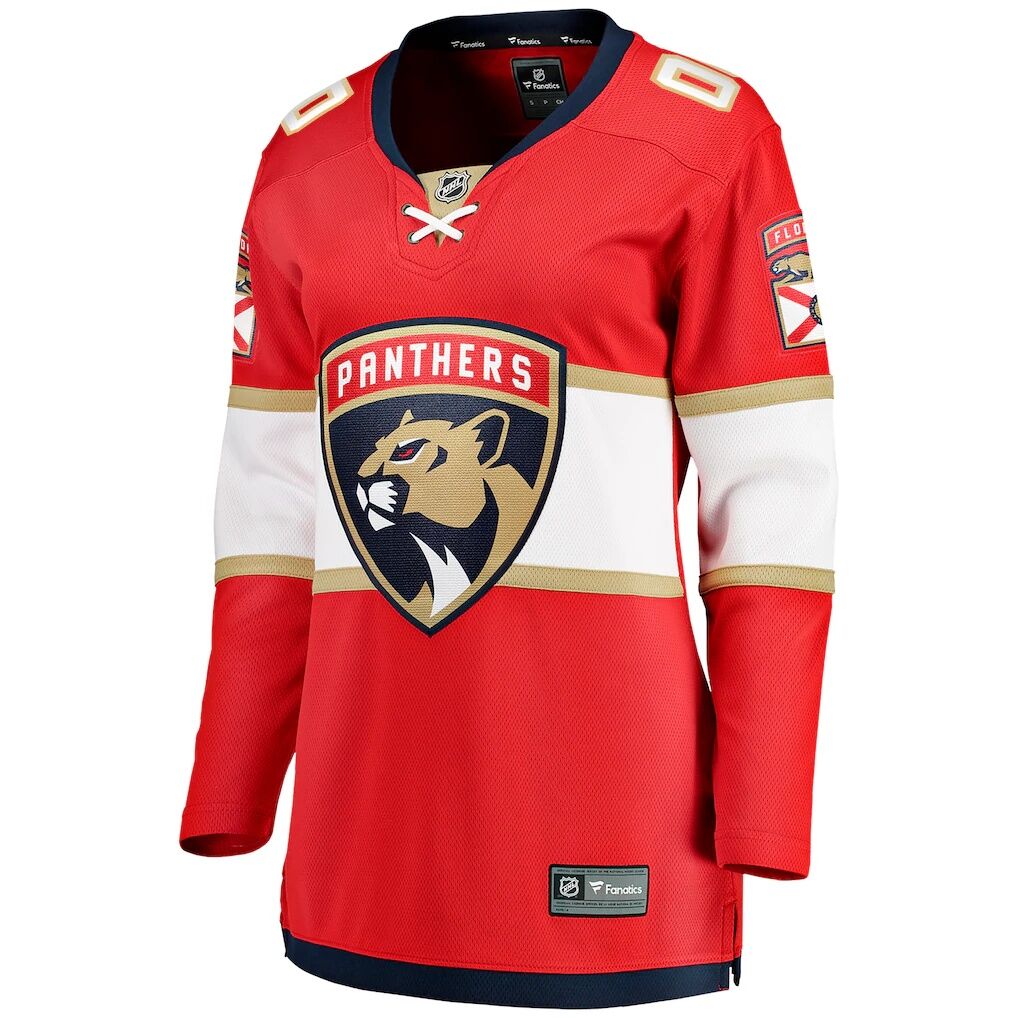 Florida Panthers Fashion7 Women's Home Breakaway Custom Jersey