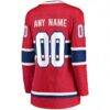 Montreal Canadiens Fashion7 Women's Home Breakaway Custom Jersey - Red - Detail View