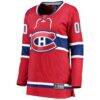 Montreal Canadiens Fashion7 Women's Home Breakaway Custom Jersey - Red - Side View
