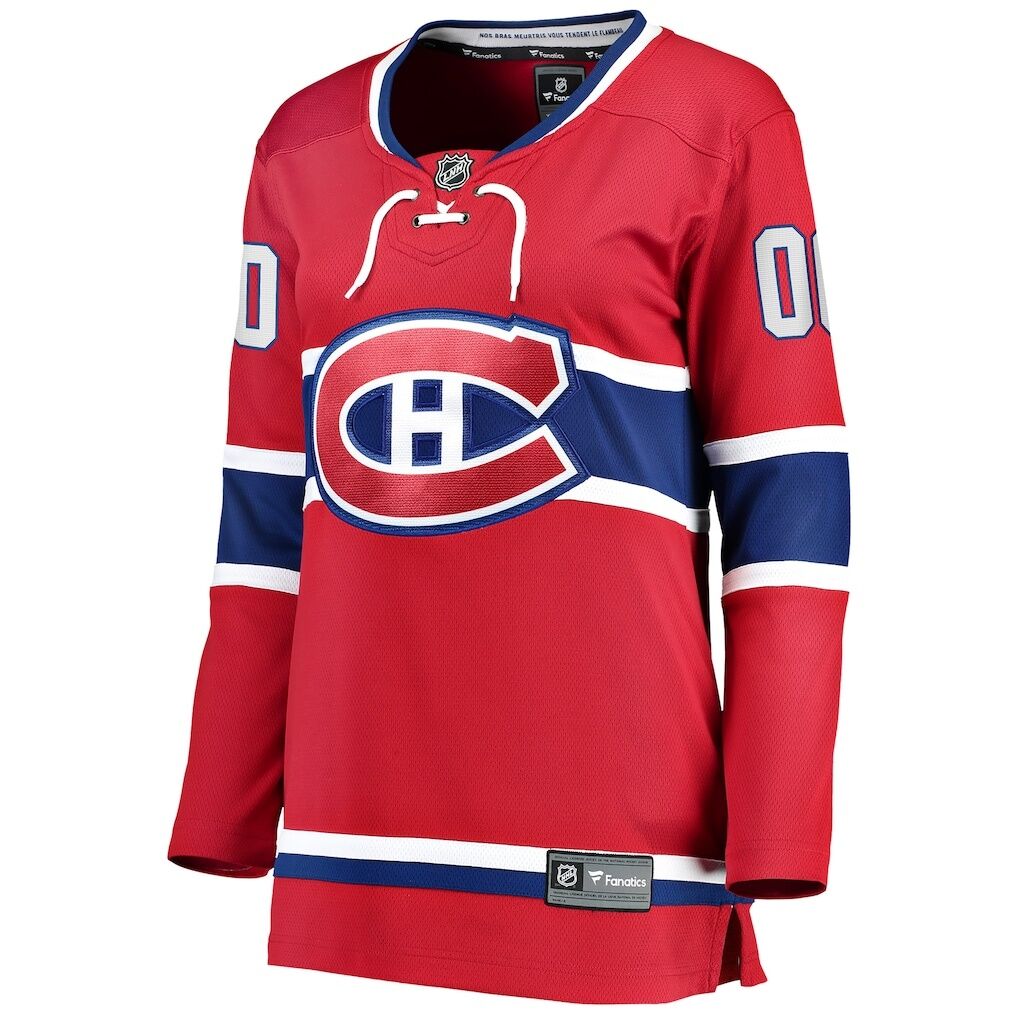 Montreal Canadiens Fashion7 Women's Home Breakaway Custom Jersey