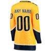 Nashville Predators Fashion7 Women's Home Breakaway Custom Jersey - Yellow - Detail View