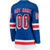New York Rangers Fashion7 Women's Home Breakaway Custom Jersey - Blue - Detail View