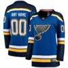 St. Louis Blues Fashion7 Women's Home Breakaway Custom Jersey - Blue - Front View
