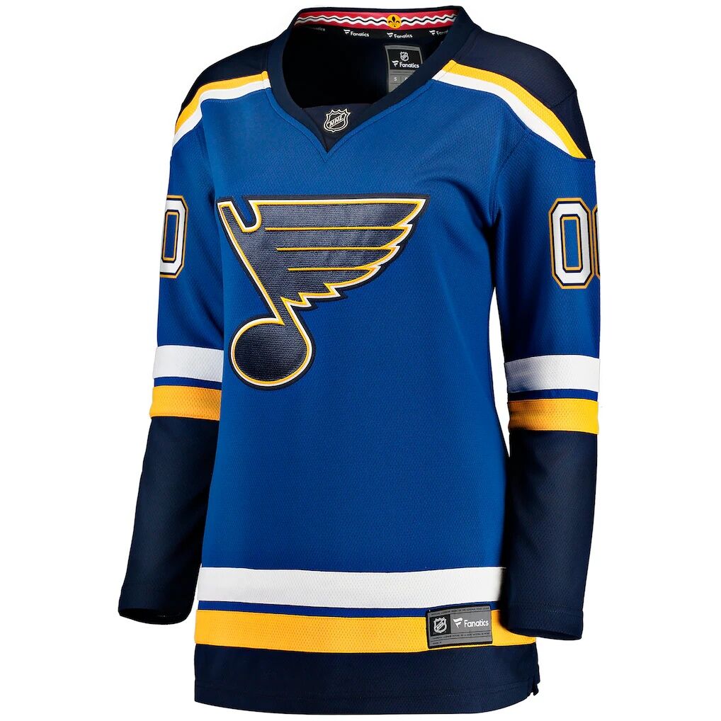 St. Louis Blues Fashion7 Women's Home Breakaway Custom Jersey