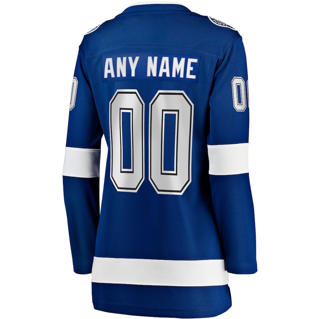 Tampa Bay Lightning Fashion7 Women's Home Breakaway Custom Jersey