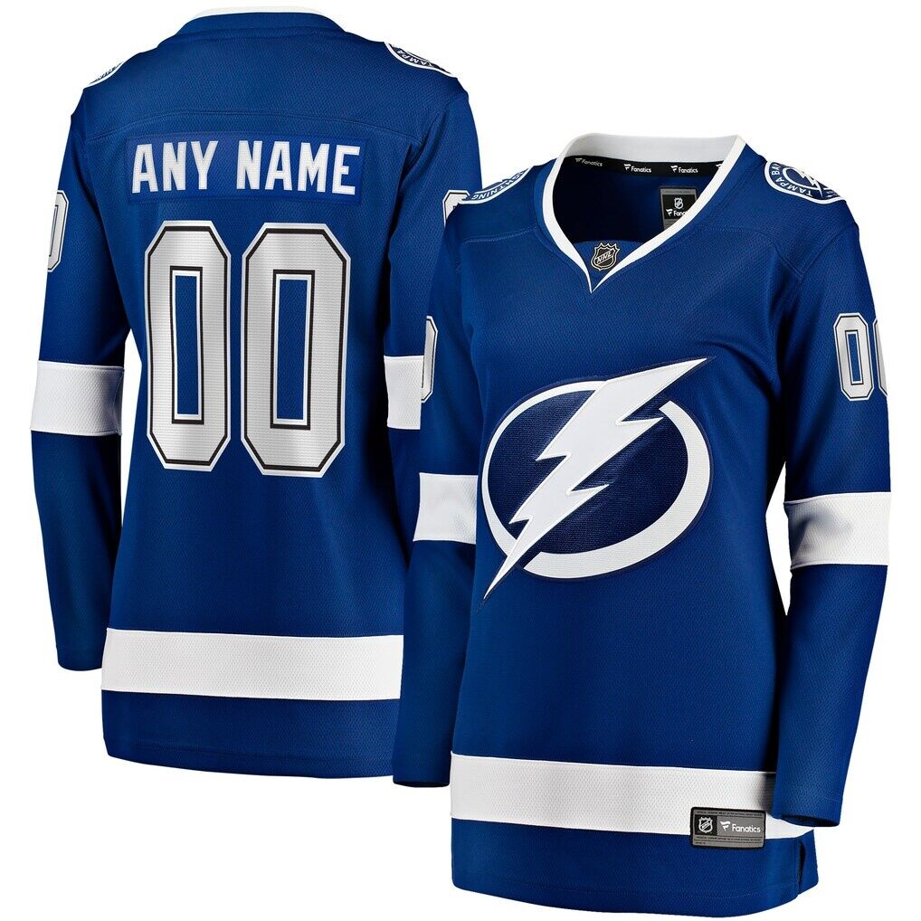 Tampa Bay Lightning Fashion7 Women's Home Breakaway Custom Jersey