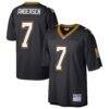 Morten Andersen New Orleans Saints Mitchell & Ness Retired Player Legacy Replica Jersey - Black - Front View