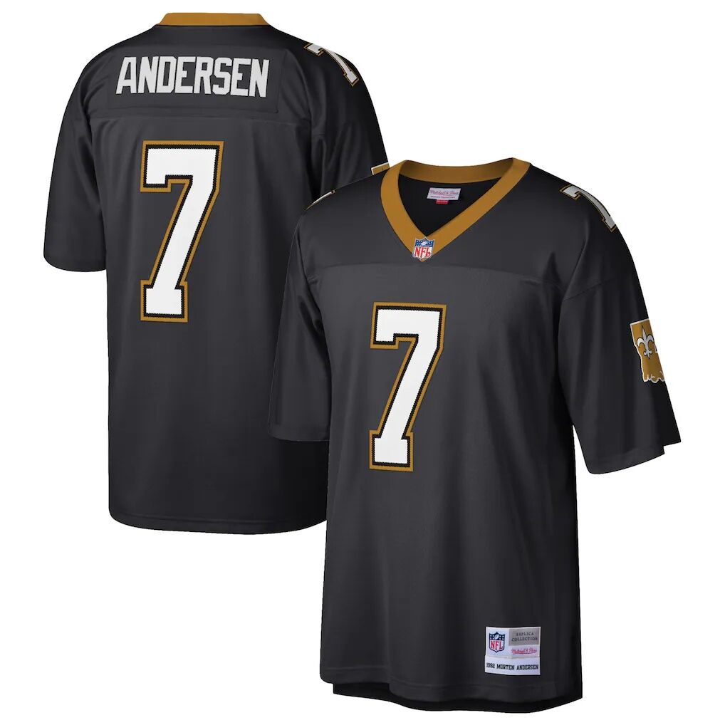 Morten Andersen New Orleans Saints Mitchell & Ness Retired Player Legacy Replica Jersey