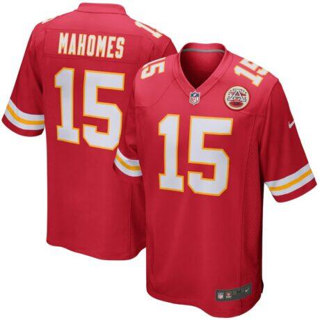 Patrick Mahomes Kansas City Chiefs Nike Youth Game Jersey - Red - Front View