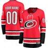 Carolina Hurricanes Fashion7 Women's Alternate Breakaway Custom Jersey - Red - Front View