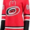 Carolina Hurricanes Fashion7 Women's Alternate Breakaway Custom Jersey - Red - Side View