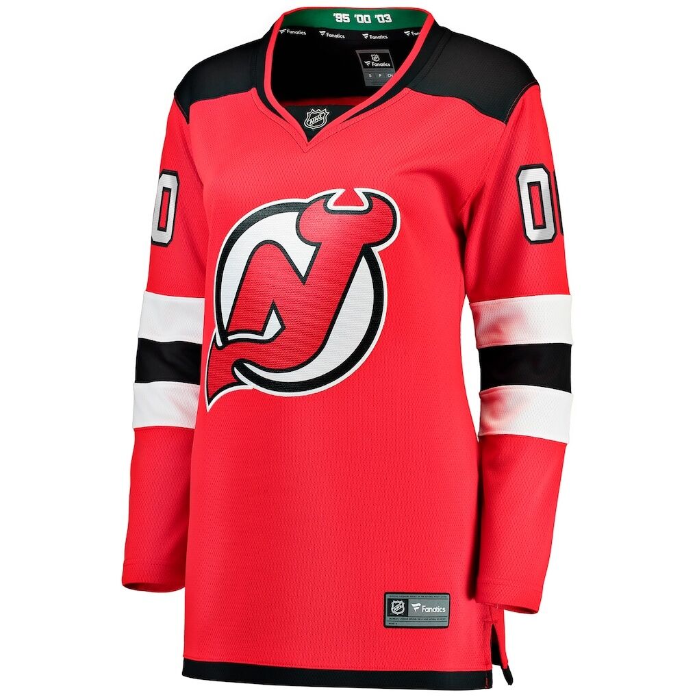 New Jersey Devils Fashion7 Women's Home Breakaway Custom Jersey