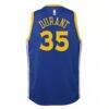 Kevin Durant Golden State Warriors Nike Youth Swingman Jersey Royal - - Detail View
