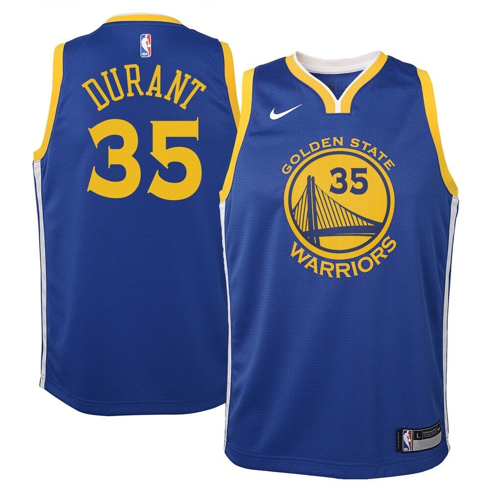 Kevin Durant Golden State Warriors Nike Youth Swingman Jersey Royal - Icon Edition