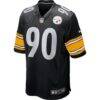 T.J. Watt Pittsburgh Steelers Nike Youth Game Jersey - Black - Side View