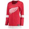 Detroit Red Wings Fashion7 Women's Home Breakaway Jersey - Red - Side View
