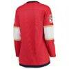 Florida Panthers Fashion7 Women's Home Breakaway Jersey - Red - Detail View