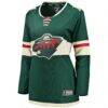 Minnesota Wild Fashion7 Women's Home Breakaway Jersey - Green - Side View