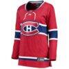 Montreal Canadiens Fashion7 Women's Home Breakaway Jersey - Red - Side View