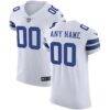 Dallas Cowboys Nike Vapor Untouchable Custom Elite Jersey - White - Front View