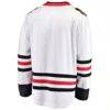 Chicago Blackhawks Fashion7 Breakaway Away Jersey - White - Detail View