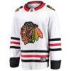 Chicago Blackhawks Fashion7 Breakaway Away Jersey - White - Side View