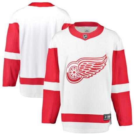 Detroit Red Wings Fashion7 Breakaway Away Jersey - White - Front View