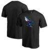 Charlotte Hornets Midnight Mascot T-Shirt - Black - Back View