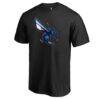 Charlotte Hornets Midnight Mascot T-Shirt - Black - Front View