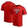 Chicago Bulls Static Logo T-Shirt - Red - Back View