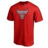 Chicago Bulls Static Logo T-Shirt - Red - Front View
